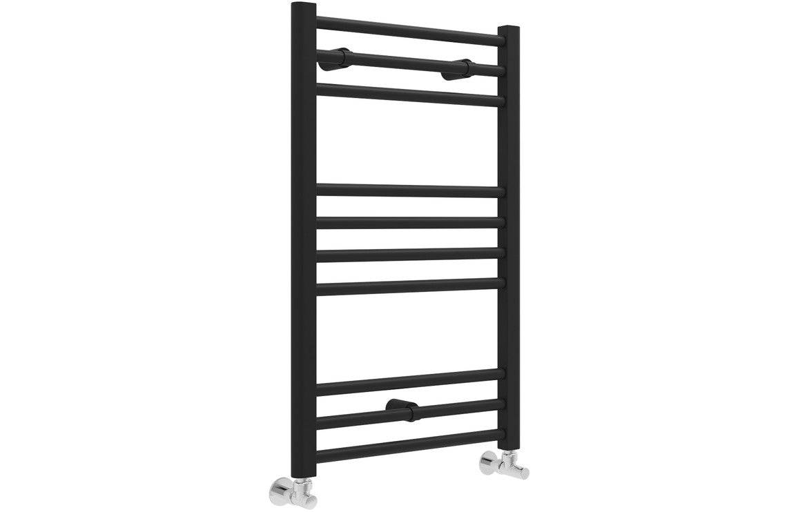 Grada Straight 30mm Ladder Radiator (500x800x30mm) - Matt Black