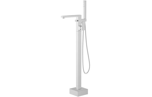Zacara Floor Standing Bath/Shower Mixer - Chrome