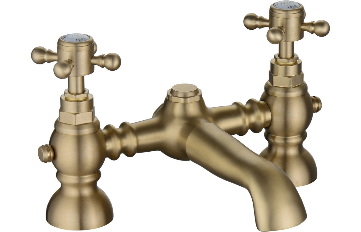 Tadlow Bath Filler - Brushed Brass