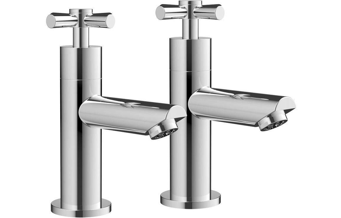 Orford Bath Taps - Chrome