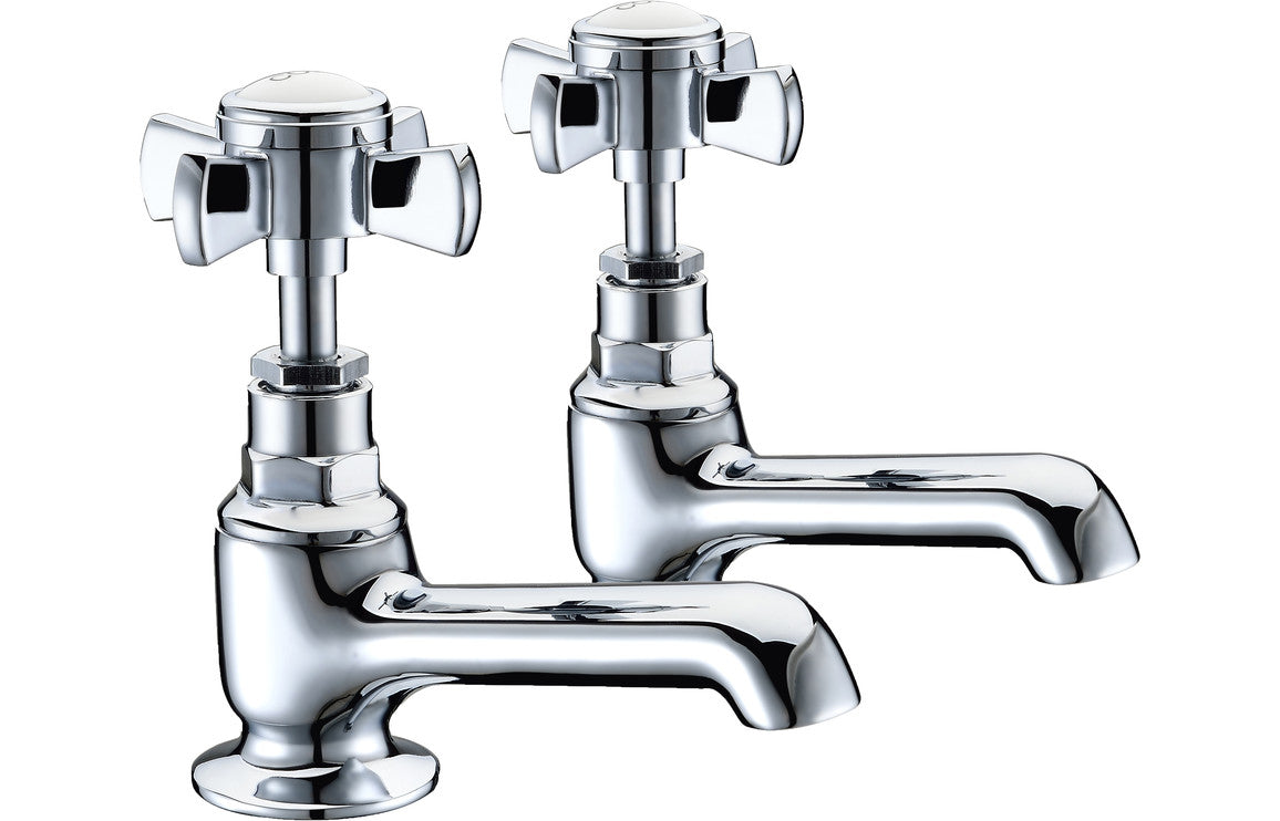 Bordon Bath Taps - Chrome