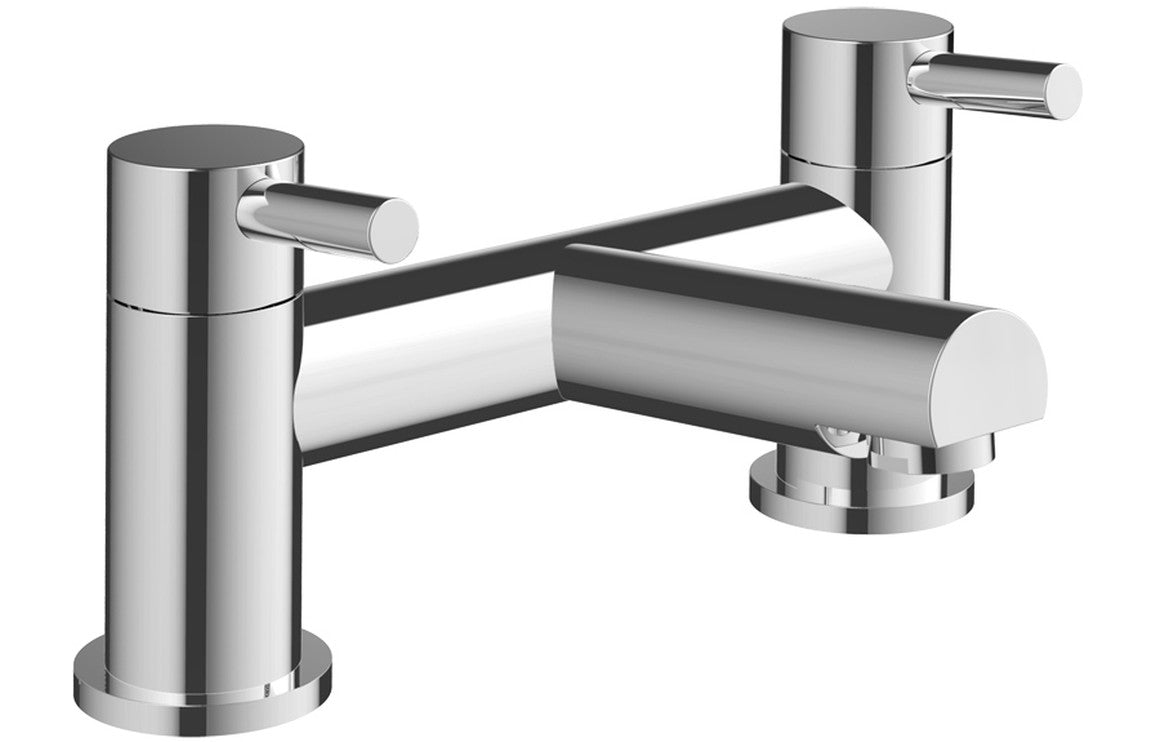 Liscia Bath Filler - Chrome