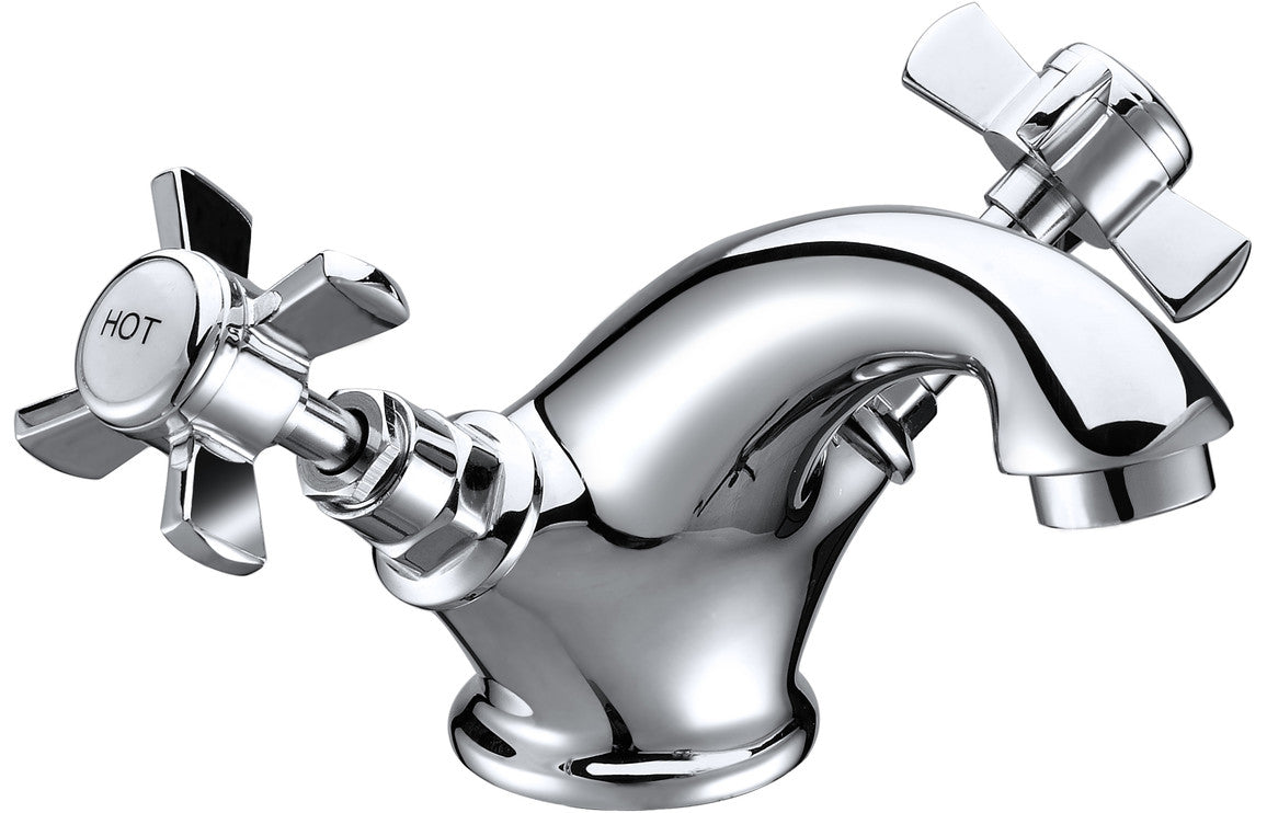 Bordon Basin Mixer & Waste - Chrome