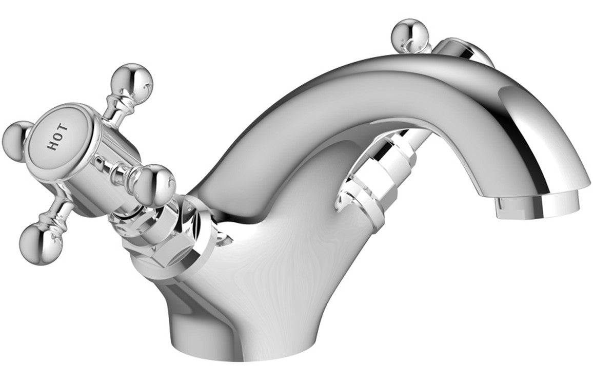 Tadlow Basin Mixer & Pop Up Waste - Chrome