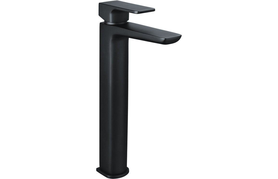 Berio Tall Basin Mixer - Matt Black