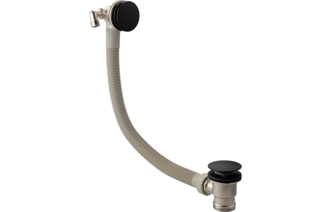 Overflow Bath Filler - Matt Black