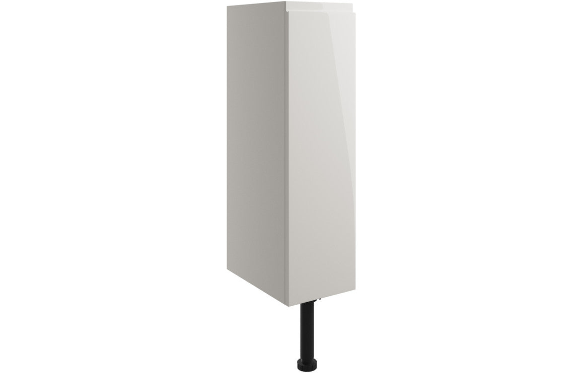 Valesso 200mm Toilet Roll Holder - Pearl Grey Gloss