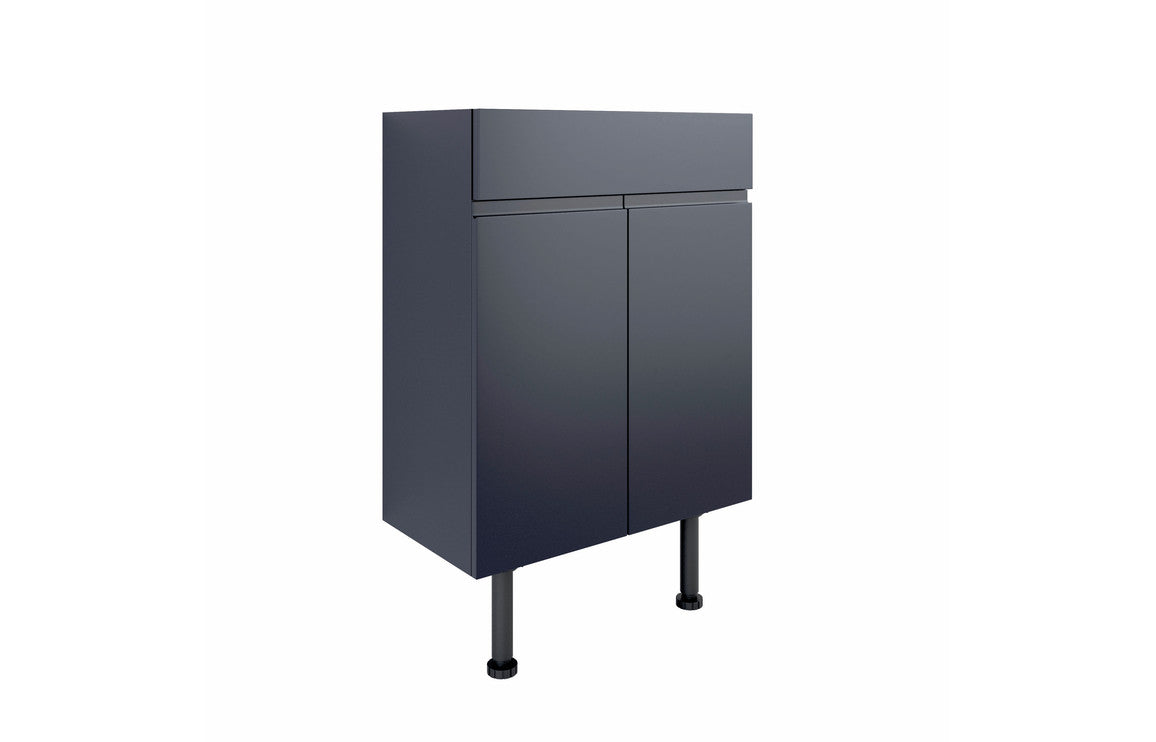 Valesso 600mm Basin Unit - Matt Indigo Blue
