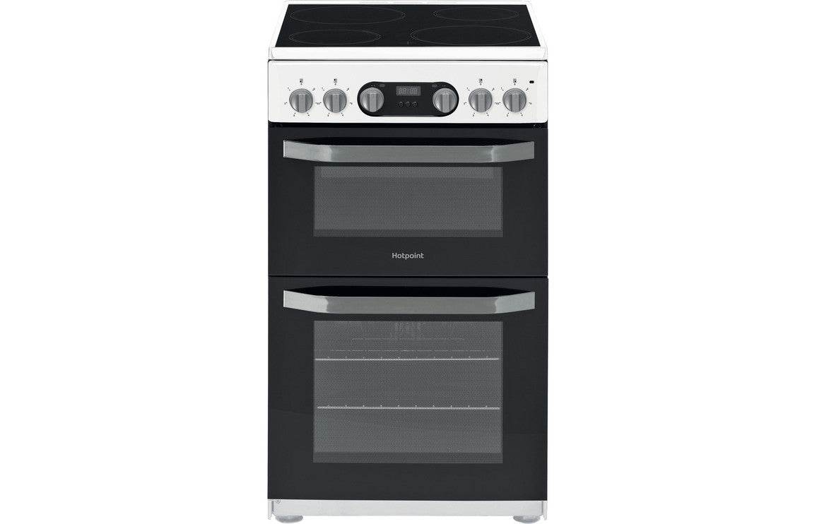 Hotpoint HD5V93CCW Slim Electric Cooker - White