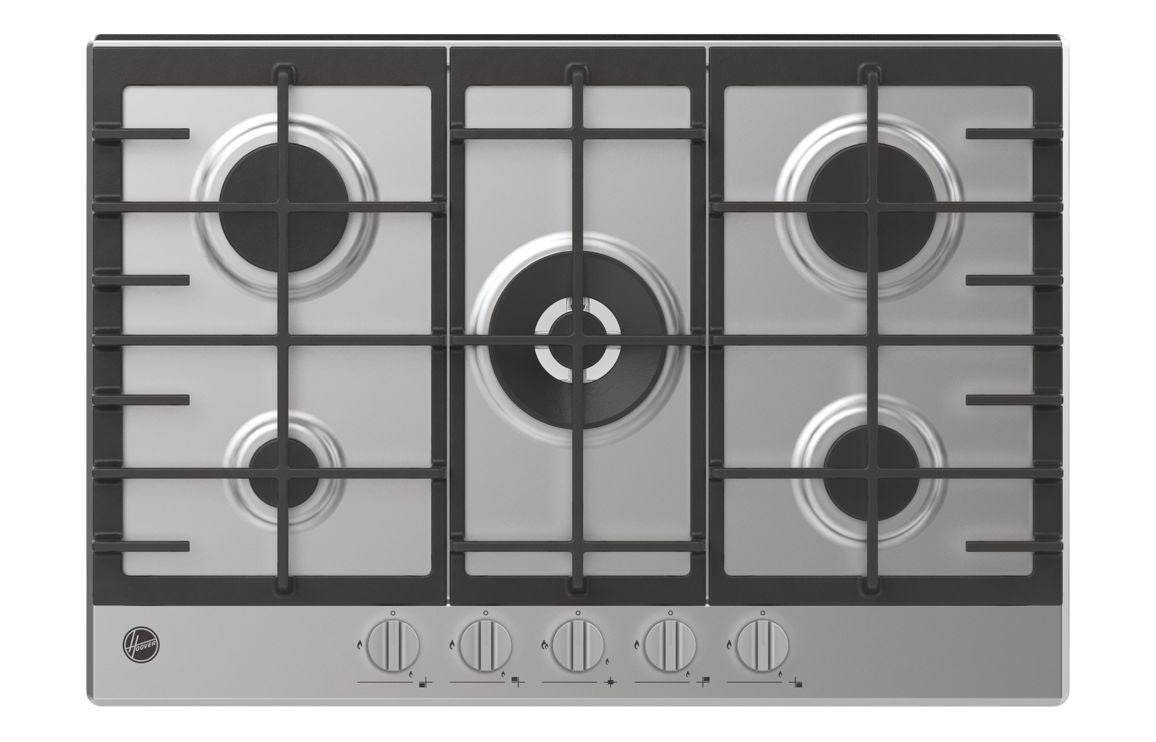 Hoover H300 HHG75WK3X 75cm Gas Hob - St/Steel