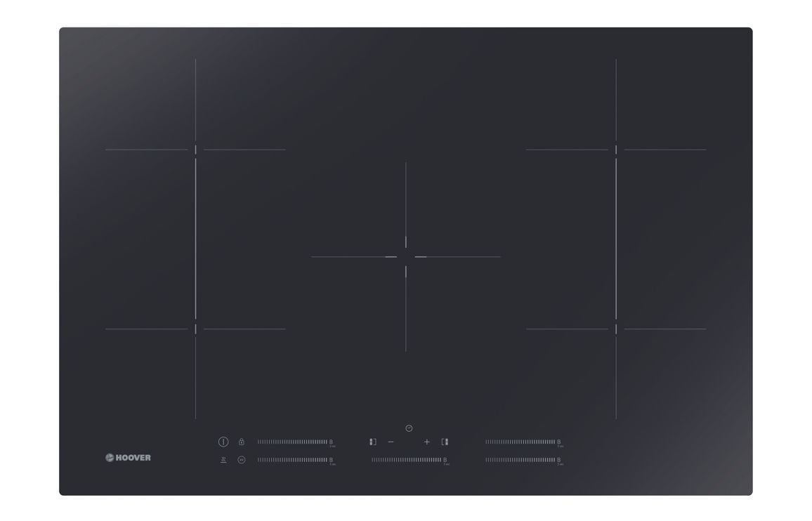 Hoover H500 HIFS85MCTT/1 75cm Induction Hob - Black Glass