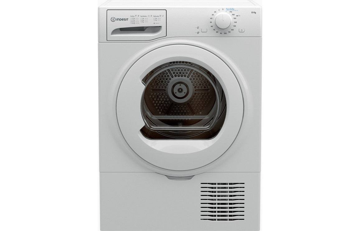 8kg Condenser Tumble Dryer - White