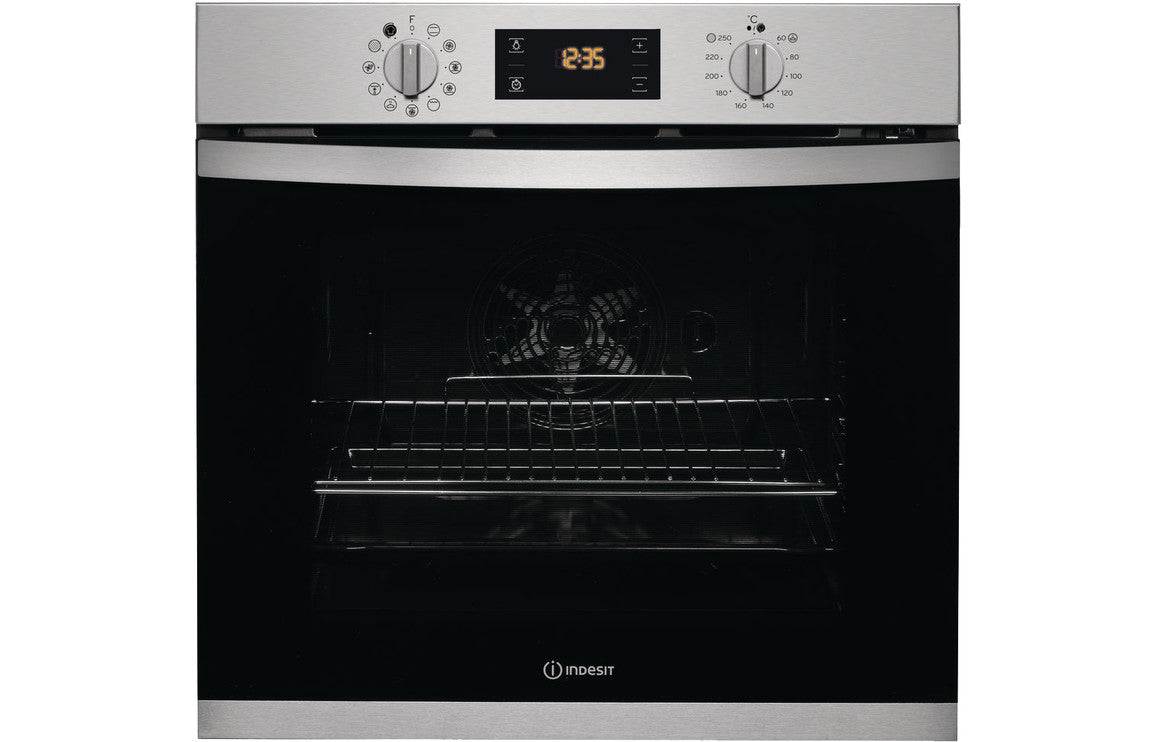 Indesit IFW 3841 P IX UK Single Pyrolytic Oven - St/Steel