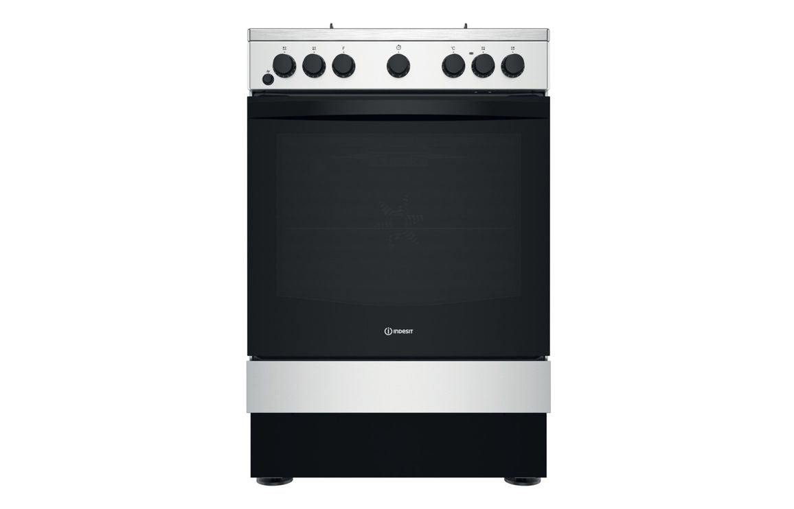 Indesit IS67G5PHX/UK Dual Fuel Single Cooker - St/Steel