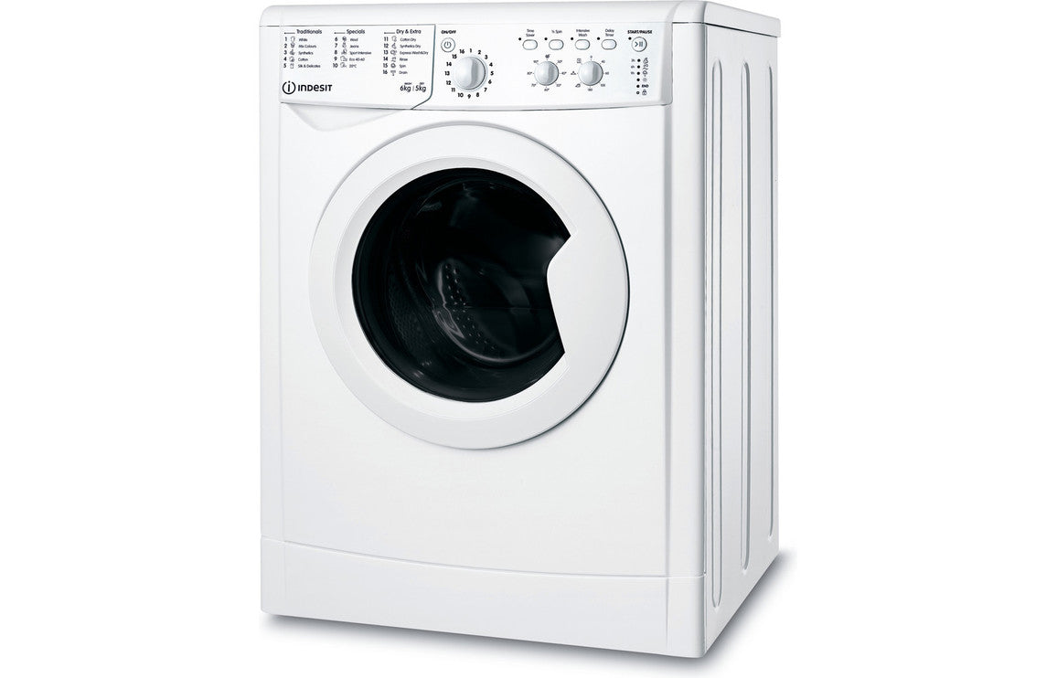 Indesit IWDC 65125 UK N F/S 1200rpm Washer Dryer - White