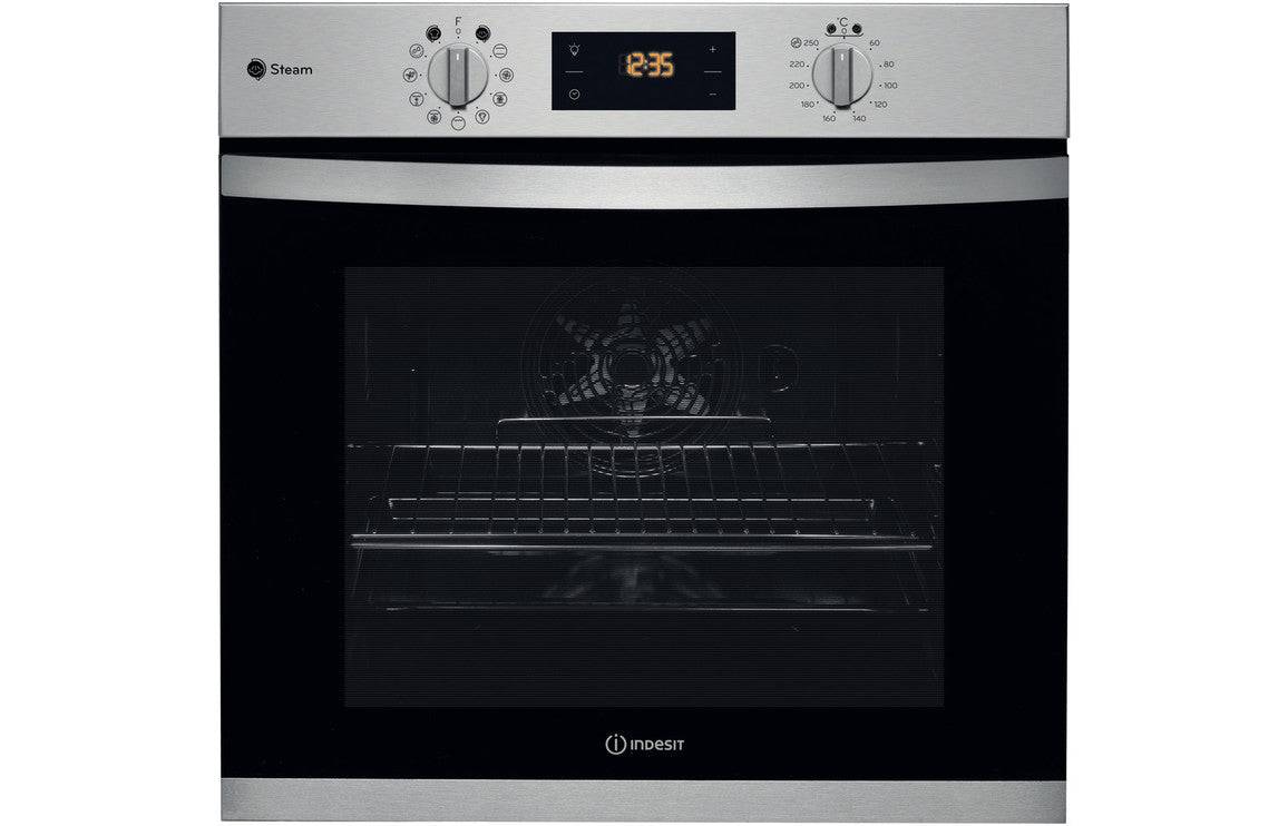 Indesit KFWS 3844 H IX UK Single Electric Oven - St/Steel