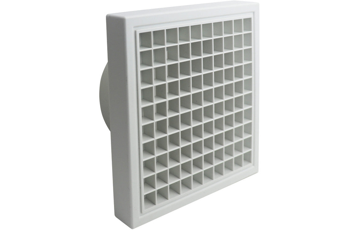 Manrose 125mm Egg Crate Grille - White