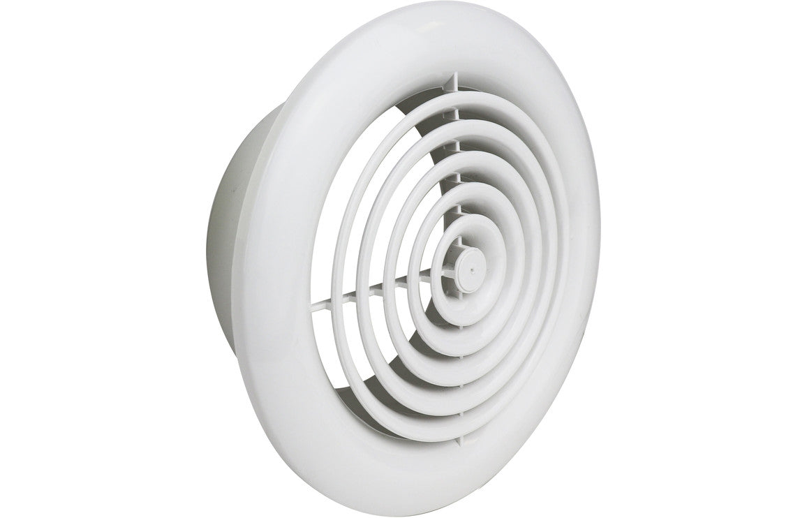 Manrose 125mm Internal Circular Grille - White