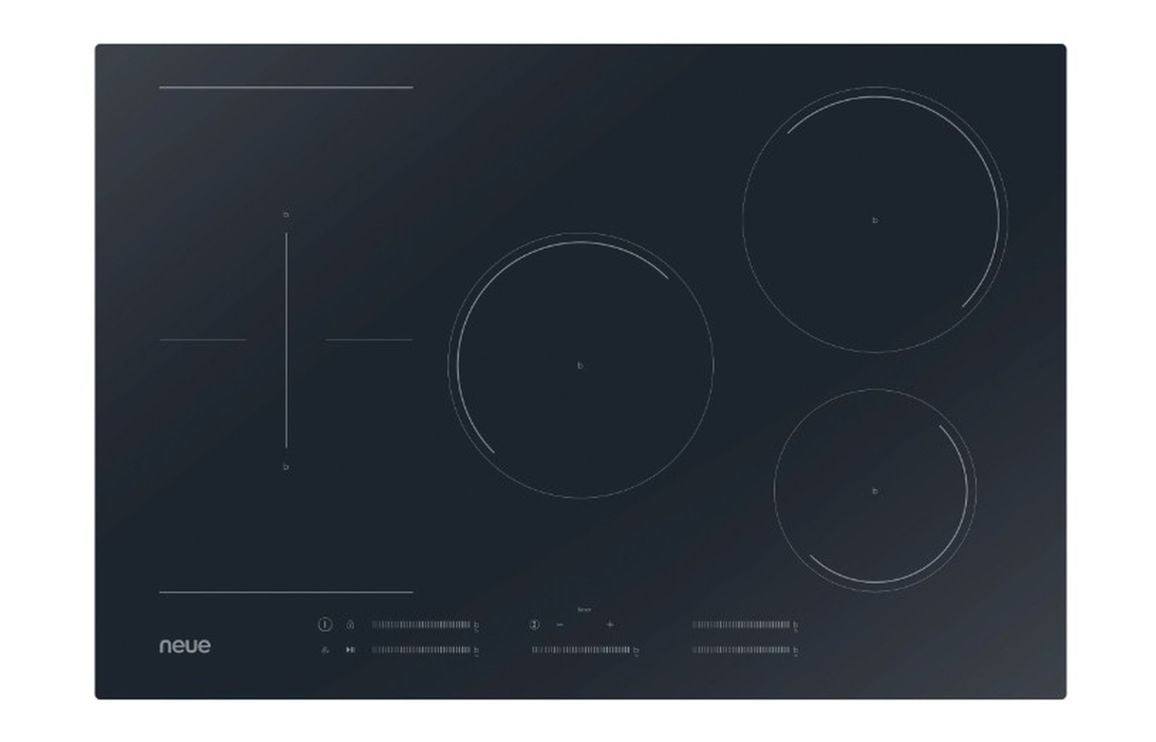 Neue by Candy NIES55MCTT 80cm Induction Hob - Black Glass