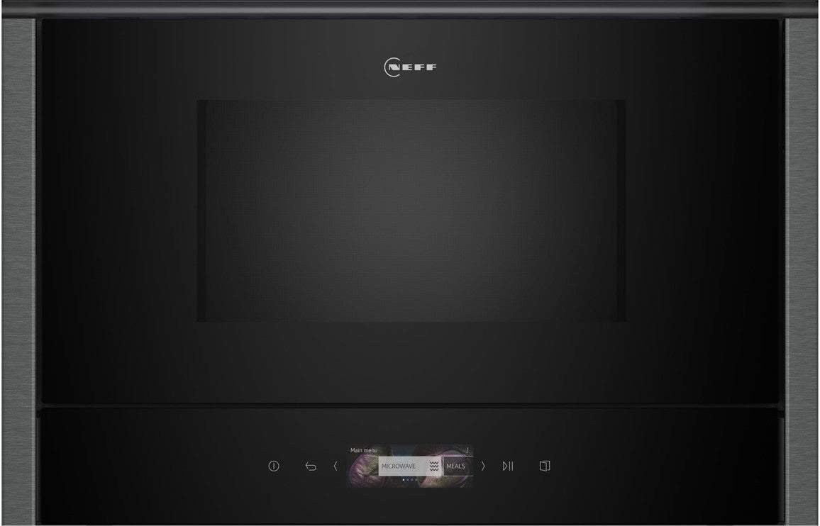 Neff N70 NL4WR21G1B B/I Microwave - Black w/Graphite Trim