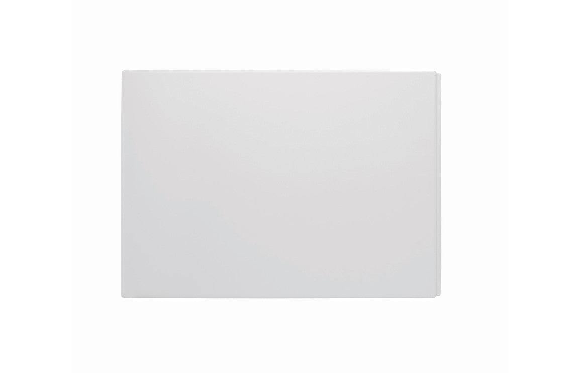 Plain 750mm End Panel - White