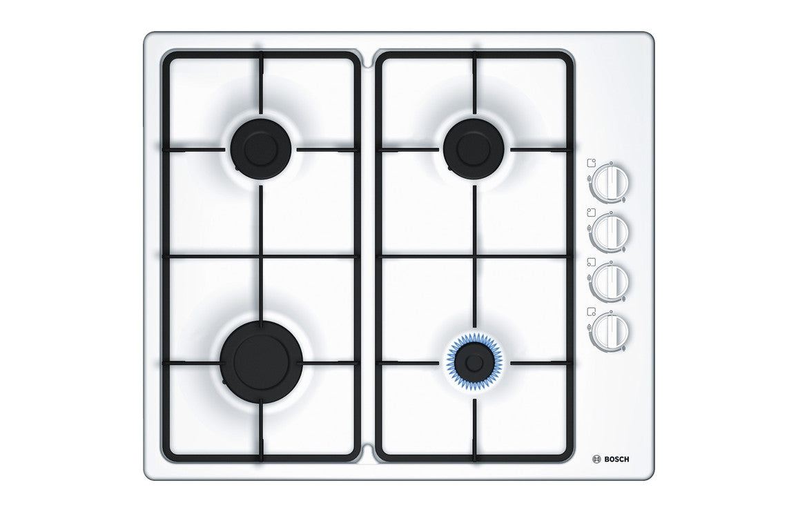 Bosch Series 2 PBP6B2B60 60cm Gas Hob - White