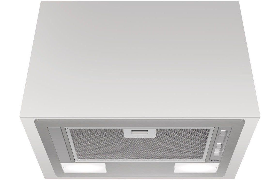 Hotpoint PCT 64 F L SS 53cm Canopy Hood - Grey