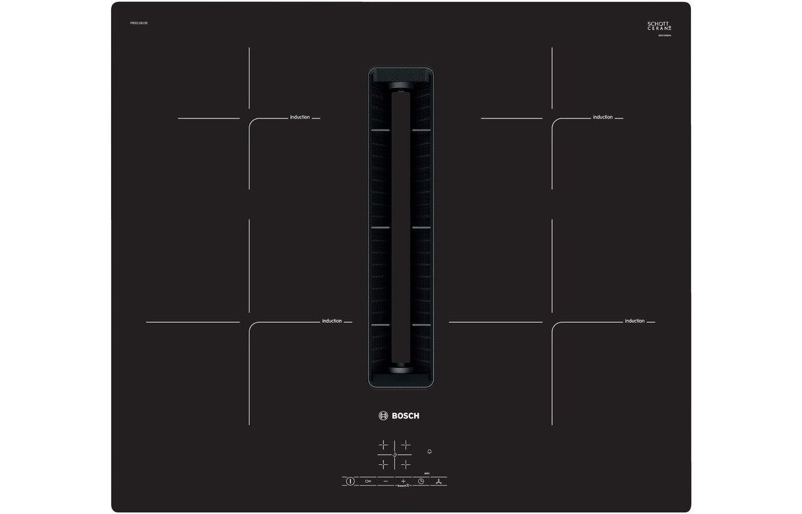 Bosch Series 4 PIE611B15E 60cm Venting Induction Hob - Black