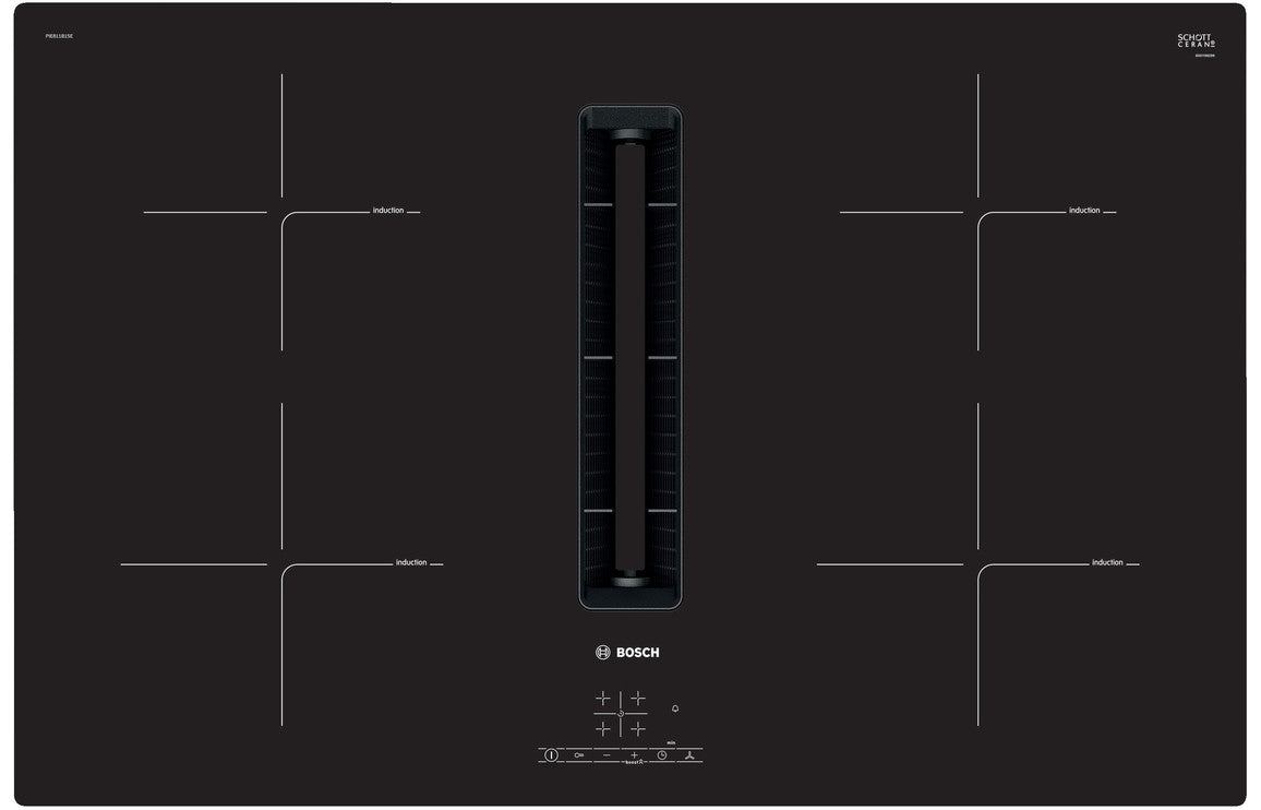 Bosch Series 4 PIE811B15E 80cm Venting Induction Hob - Black