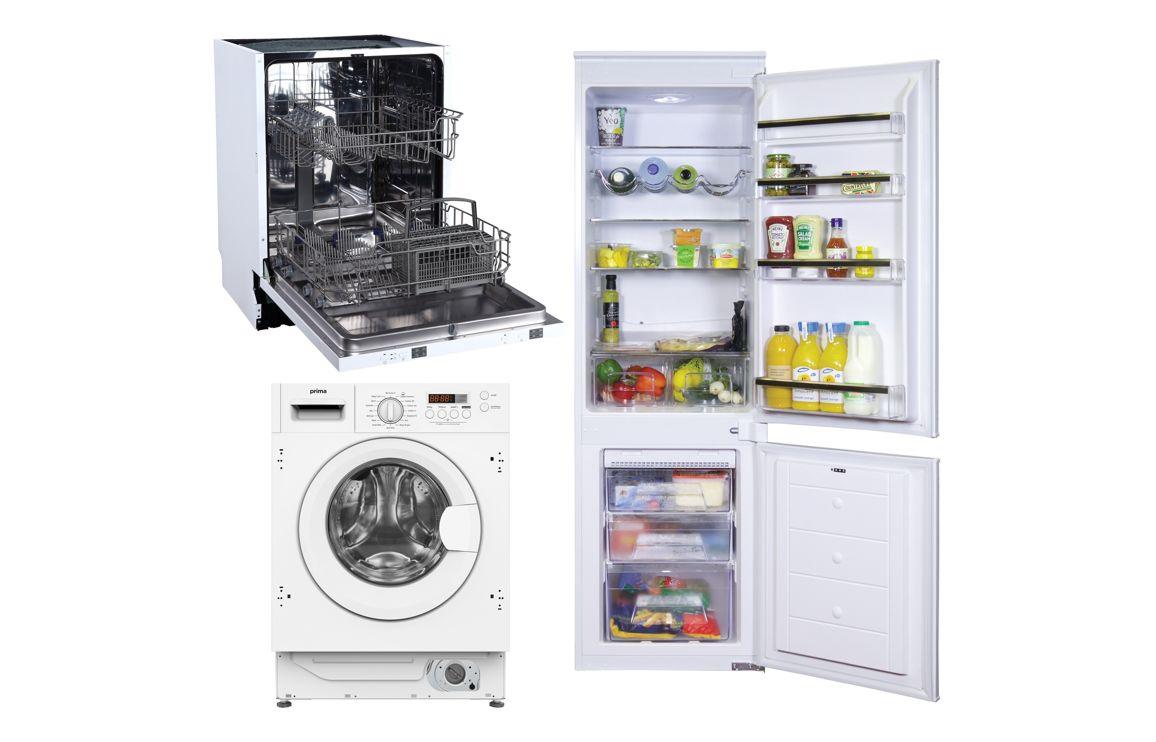 Prima 'Behind-the-Door' Pack (Dishwasher  Washing Machine & Fridge Freezer)