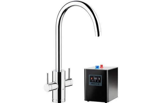 Abode Profile 4 IN 1 Monobloc Tap & Proboil.4E Tank - Chrome, Antique Brass, Brushed Nickel, Matt Black