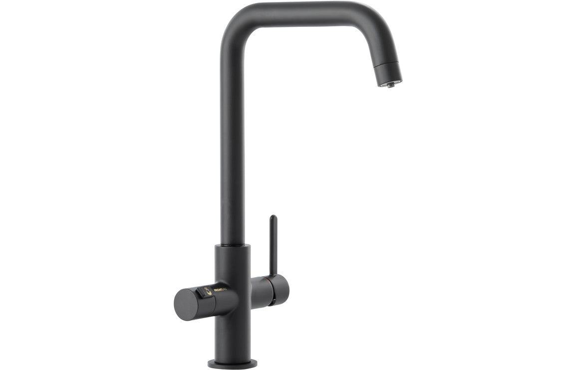 Abode Prothia 3 IN 1 Quad Spout Slimline Monobloc Tap - Matt Black