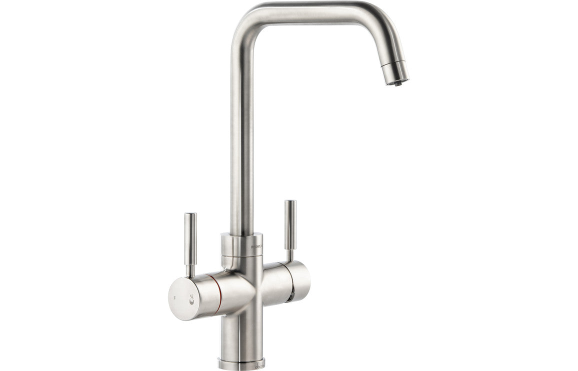 Abode Propure 4 IN 1 Quad Spout Monobloc Tap - Brushed Nickel