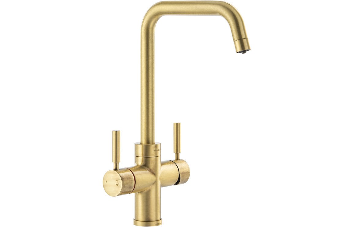 Abode Propure 4 IN 1 Quad Spout Monobloc Tap - Brushed Brass