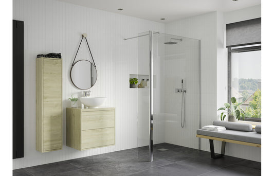 Iconix Optional 330mm Rotatable Wetroom Panel (Retrofit) - Chrome