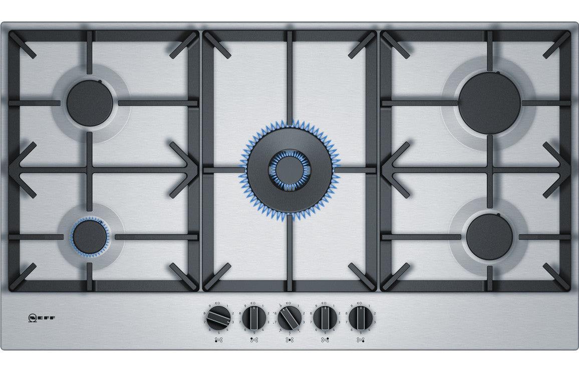 Neff N70 T29DS69N0 90cm Gas Hob - St/Steel