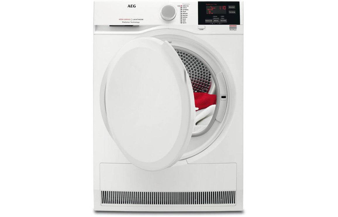 AEG T6DBG720N F/S 7kg Tumble Dryer - White