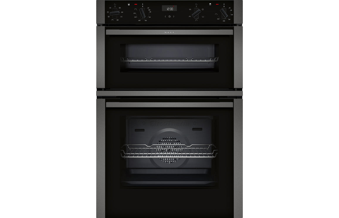 Neff N50 U1ACE2HG0B Double Electric Oven - Graphite Grey
