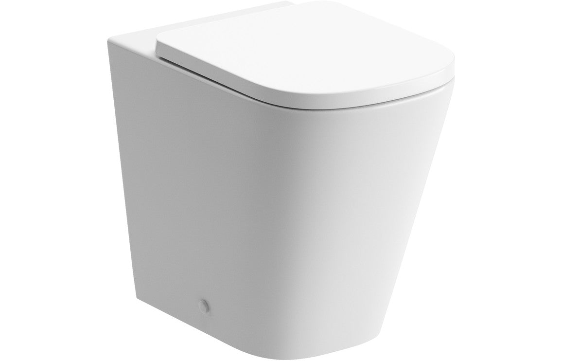 Tilia Rimless Back To Wall Comfort Height WC & Soft Close Seat