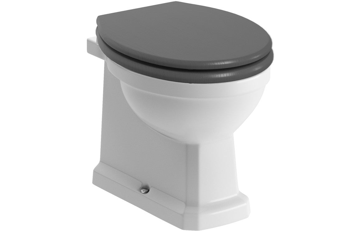 Sherbourne Back To Wall WC & Grey Ash Soft Close Seat