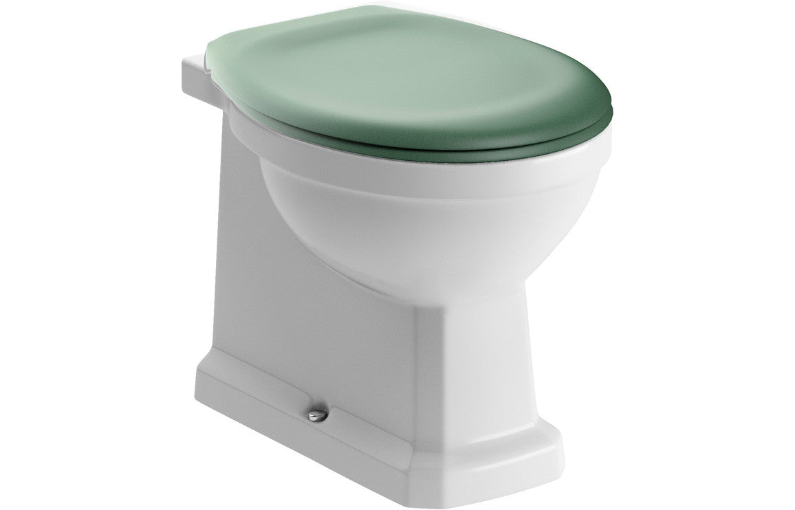 Sherbourne Back To Wall WC & Sage Green Soft Close Seat