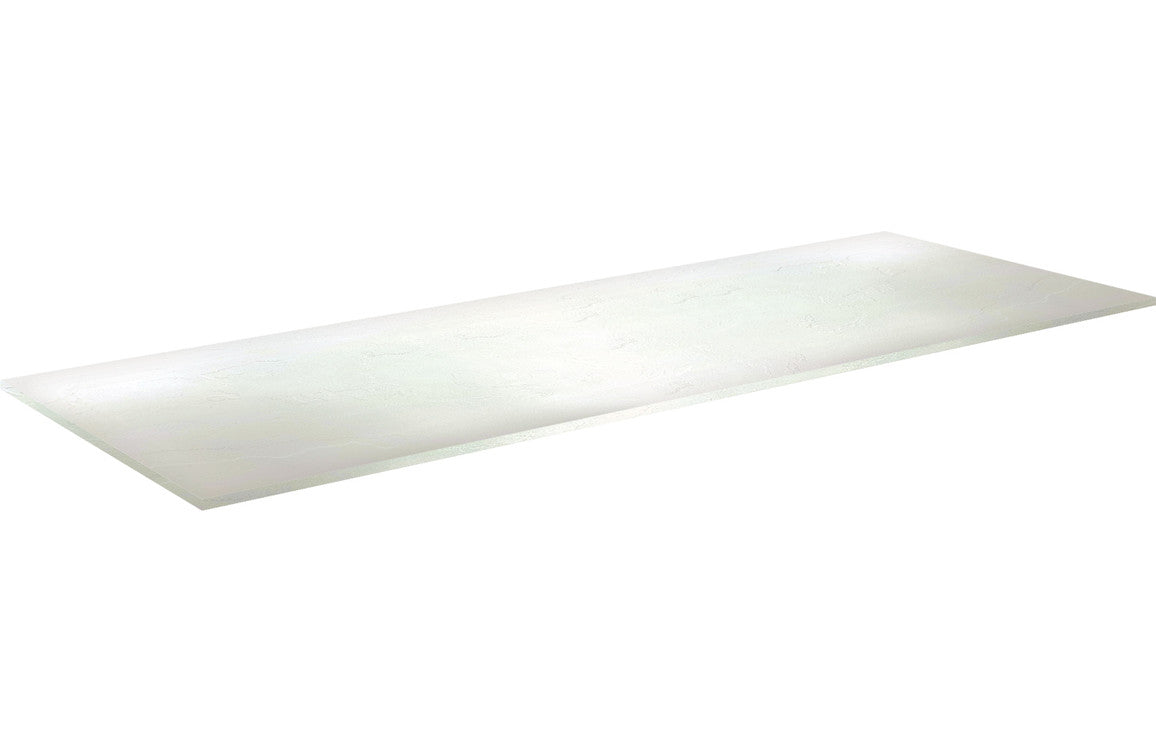 Statement High Pressure Laminate Worktop (810x460x12mm) - White Slate