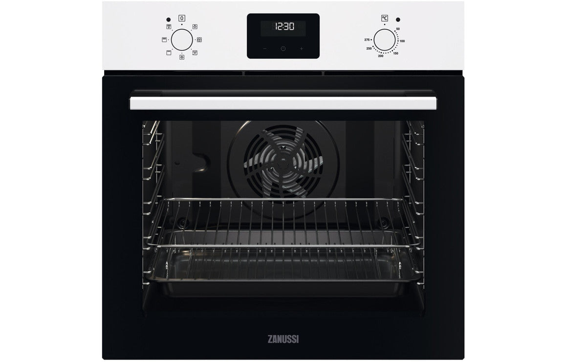 Zanussi ZOHNX3W1 Single Electric Oven - White