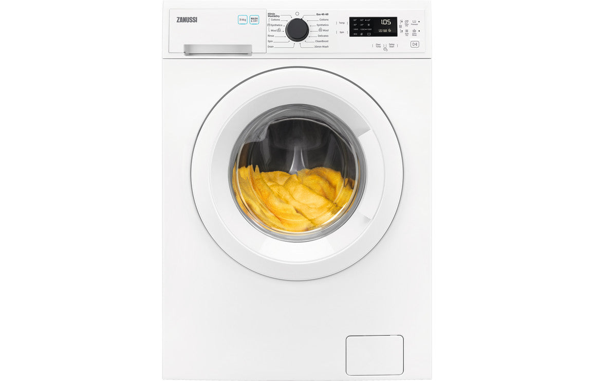 Zanussi ZWD76NB4PW F/S 7/4kg 1600prm Washer Dryer - White